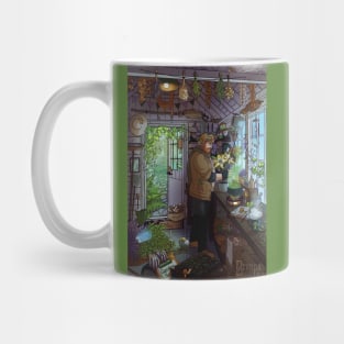 Modern Male Witch Greenhouse Mug